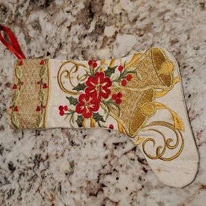 Homemade small Christmas stocking